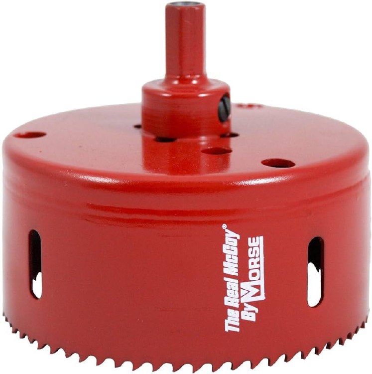 HOLE SAW, 4-3/4", VARIABLE PITCH, W/ ARBOR