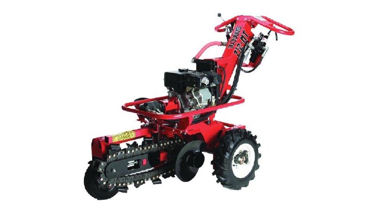 TRENCHER, 18" DEEP, 4" WIDE, SELF PROPELLED