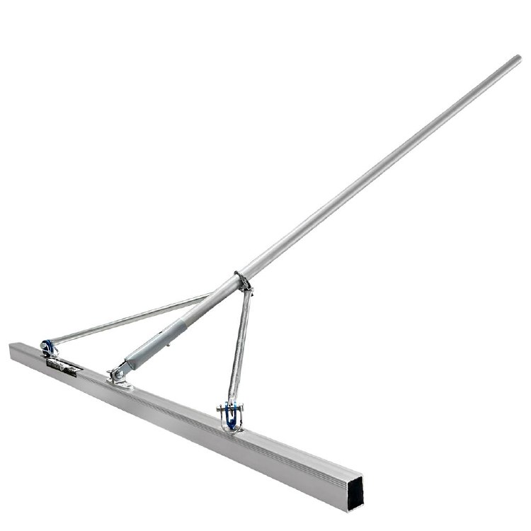 LEVEL SCREED STICK  WHISKEY, 5'  WITH HANDLE