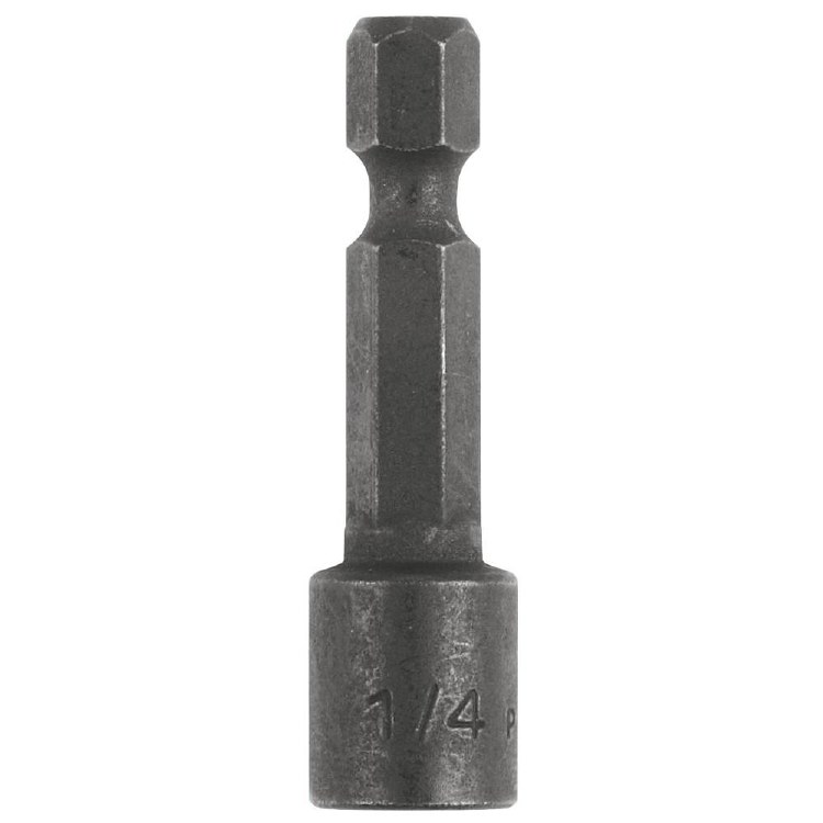 INSERT BIT, 1/4", NUTSETTER, PWR., MAG. 1 5/8 OAL