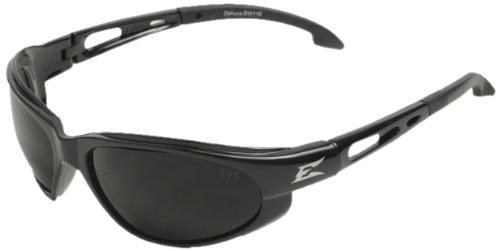 SAFETY GLASSES, DAKURA, BLACK FRAME, SMOKE LENS