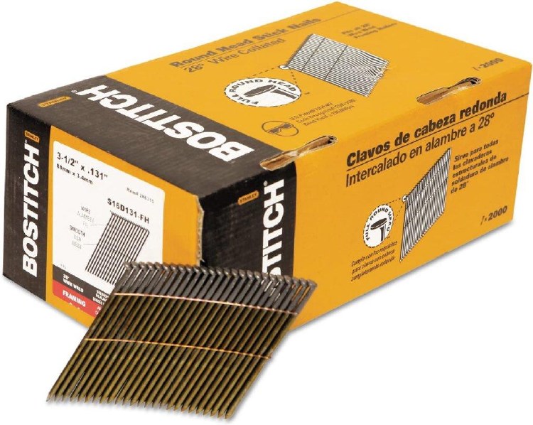 NAIL, PLAIN SHANK, 16D, .131, COATED