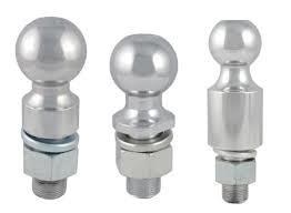 HITCH BALL, 2" X 1" X 2-1/8", CHROME, CLASS III, 6000#