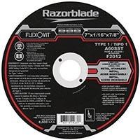 CUTOFF WHEEL, 7" X 1/16" X 7/8" ARBOR, TYPE 1
