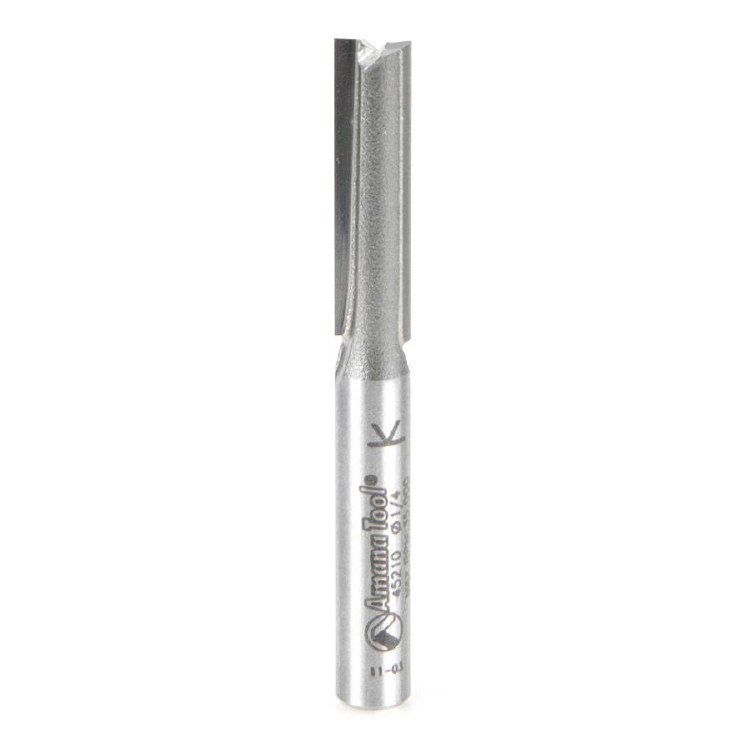 ROUTER BIT, 1/4", STRAIGHT PLUNGE - DEEP, 1/4" SHANK