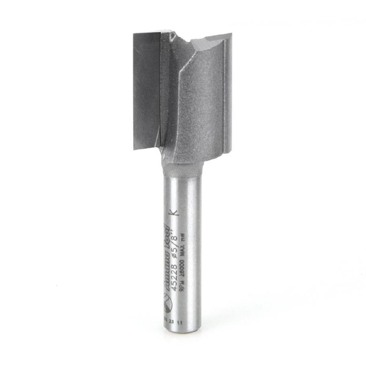 ROUTER BIT, 5/8", STRAIGHT PLUNGE DEEP, 1/4" SHANK