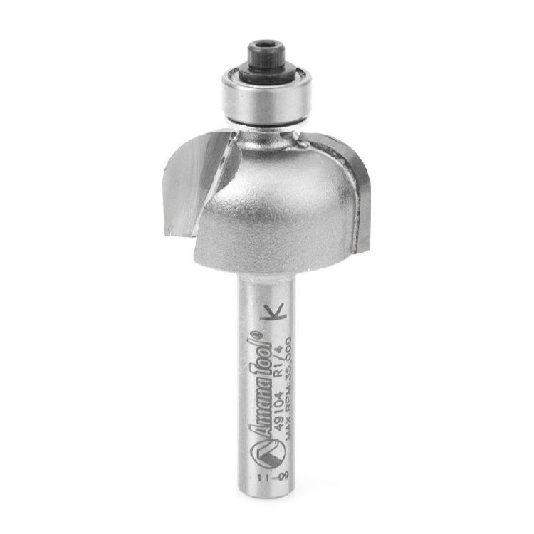 ROUTER BIT, 1/4" R, COVE