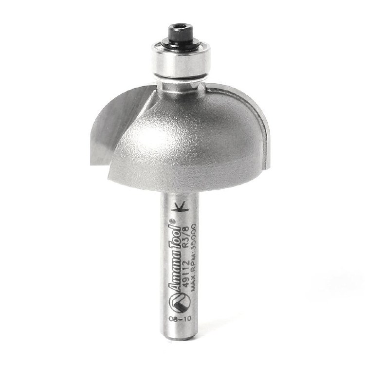 ROUTER BIT, 3/8" R, COVE