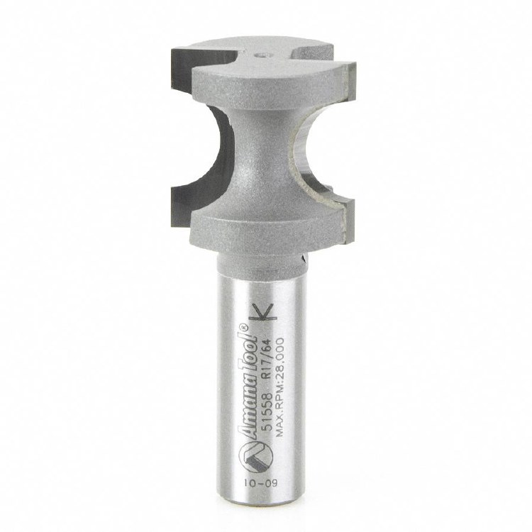 ROUTER BIT, 1/4", BULL NOSE