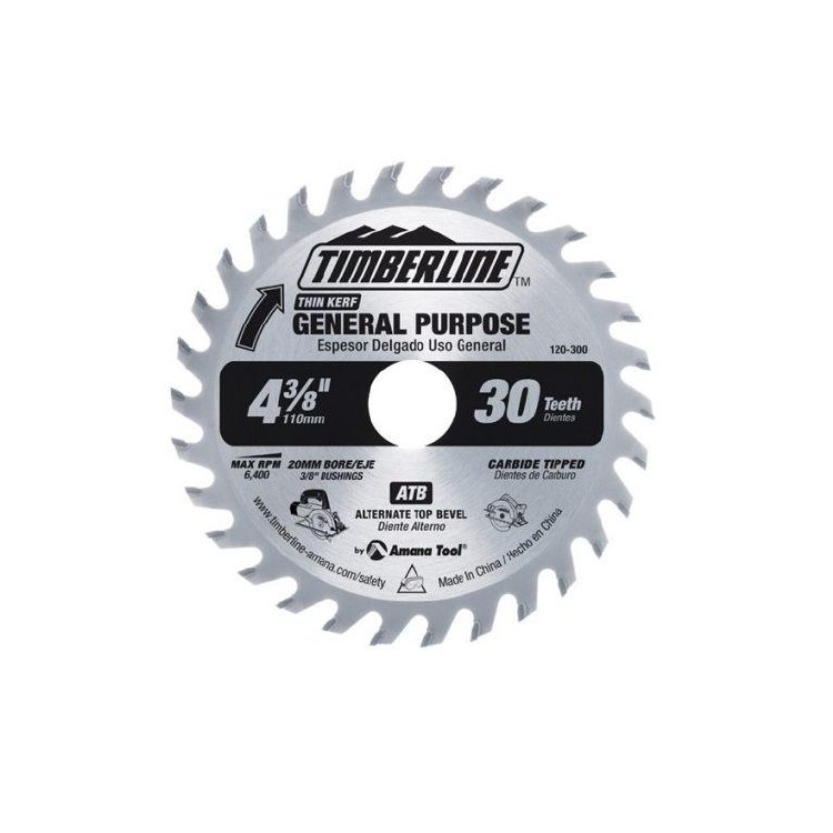 BLADE, CIRCULAR, 4-3/8" X 3/8" ARBOR, 30 TOOTH
