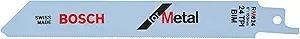 BLADE, RECIPROCATING, 6", 24 TOOTH, FOR METAL, 5 PAK