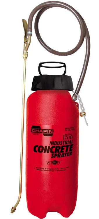 SPRAYER, 3 GALLON, RED POLY FOR CONCRETE SEALER