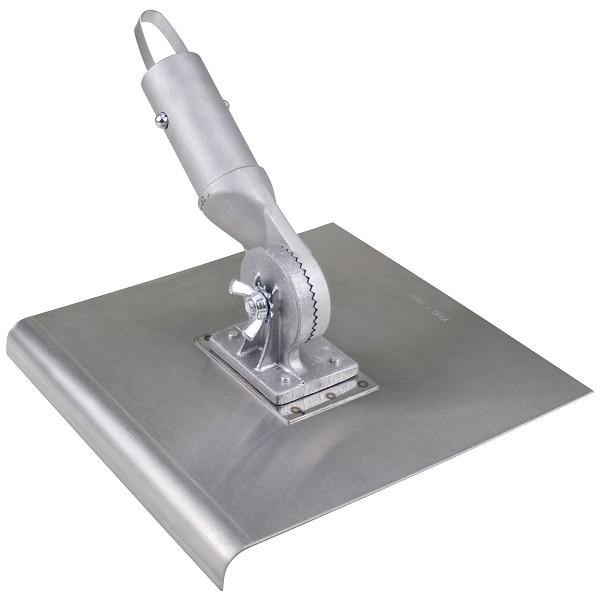 EDGER  WALKING  8" x 8"   1/2"RADIUS  SS, W/BUTTON HANDLE BRACKET