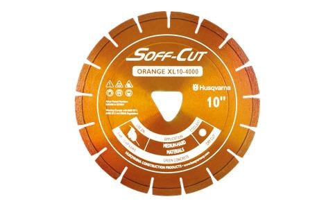 BLADE, DIAMOND, SOFF CUT, 6" X .100", WITH SKID PLATE REPLACEMENT, FOR GREEN CONCRETE