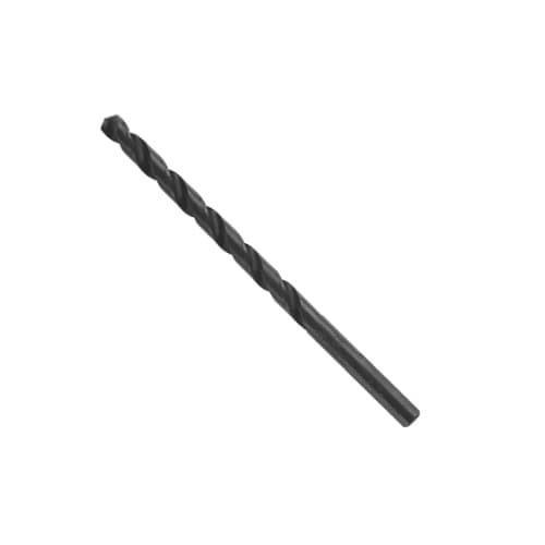 DRILL BIT, 1/4" BLACK OXIDE- FOR STEEL-CARDED