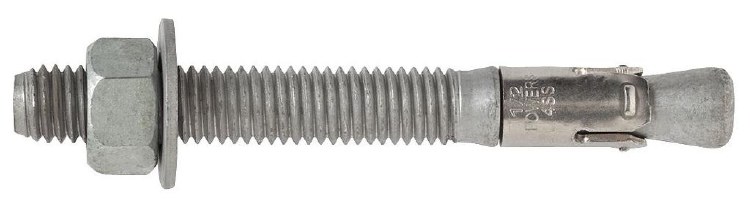 POWER STUD, GALV 1/2" x 4-1/2"