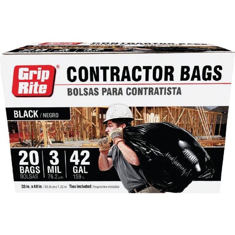 BAG, CONTRACTOR 42 GALLON , 3 MIL