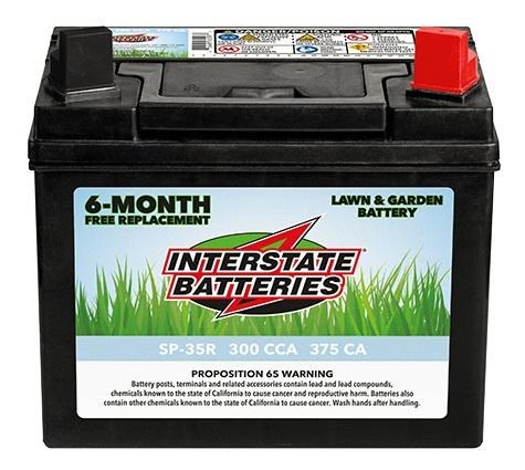 LAWN AND GARDEN BATTERY-REVERSE TERMINAL