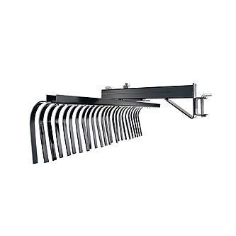 LANDSCAPER RAKE, 48" WORKING WIDTH, ANGLES UP TO 24 DEGREES.