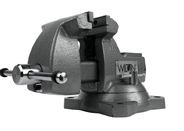 VISE, MECHANICS, 745  5" JAW WIDTH, 5-1/4" OPENING, 3-3/4" THROAT DEPTH.