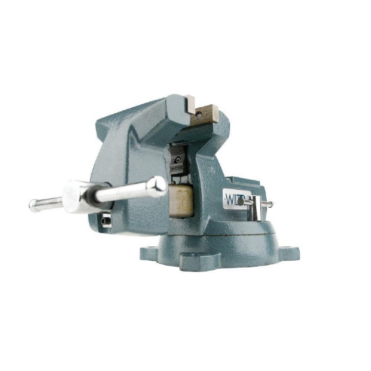 VISE, MECHANICS, 744  4" JAW WIDTH, 4-1/2" OPENING, 3-7/16" THROAT DEPTH.