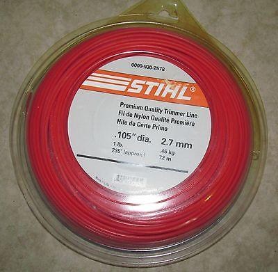 LINE, TRIMMER, .105", 223FT, RED