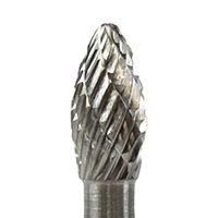 BUR, CARBIDE, 5/16" X 3/4" X 1/4", FLAME, SH-2