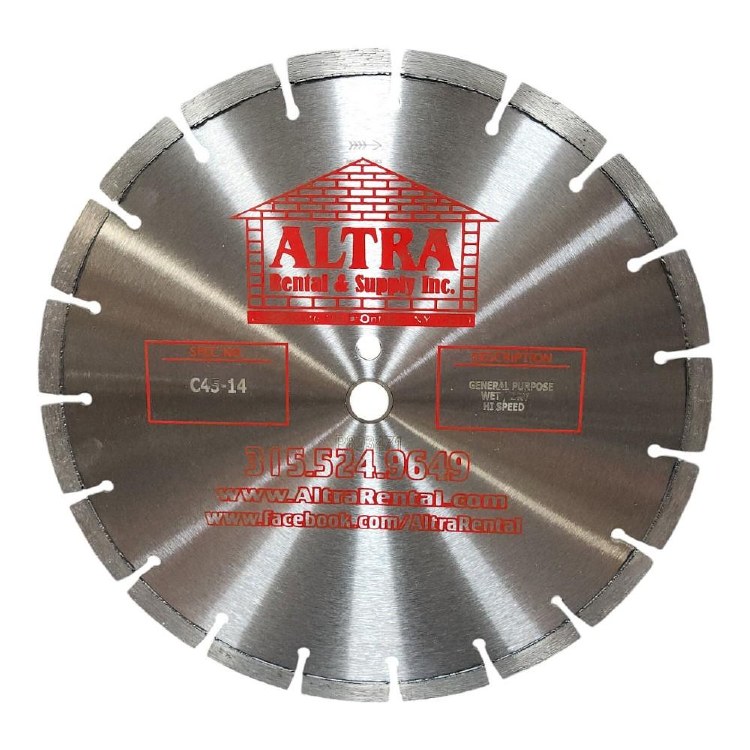 BLADE, 14" X 20MM, GENERAL PURPOSE, D4514,  BRICK/BLOCK GENERAL PURPOSE