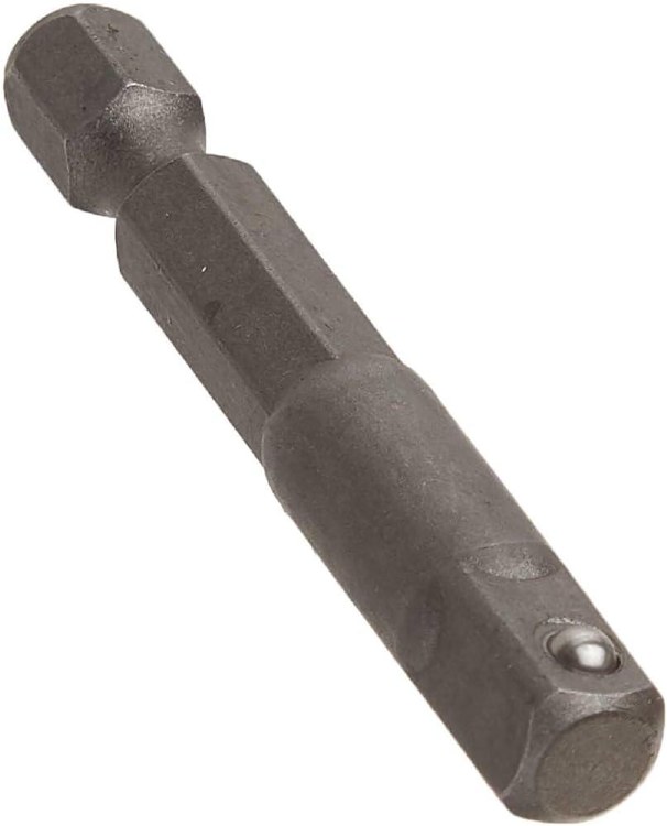 EXT, 1/4 MALE SQ. PWR. DR., 1/4 HEX, 2 LGTH. PIN LOCK