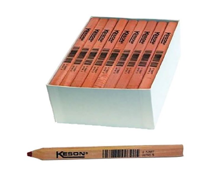 PENCIL, CARPENTER, RED LEAD-BOX of 72