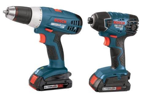 KIT ,DRILL DRIVER(#36618) -1/2" , IMPACT DRIVER(#25618) , 18 VOLT, 2 SLIM LI-ION BATTERY, CARRY BAG