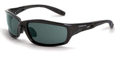 SAFETY GLASSES, INFINITY, CRYSTAL BLACK FRAME, SMOKE LENS.