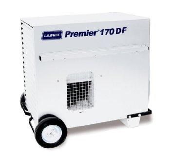 HEATER,DUAL FUEL, PROPANE/NATURAL GAS, 170,000 BTU, 1200 CFM, DUCTABLE HEATER INCLUDES REGULATOR