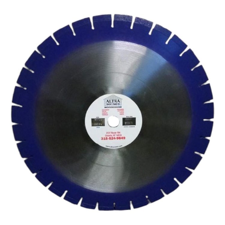 BLADE, DIAMOND, 18" X .125 X 1", WET ONLY, FOR CURED CONCRETE- FLOOR SAW