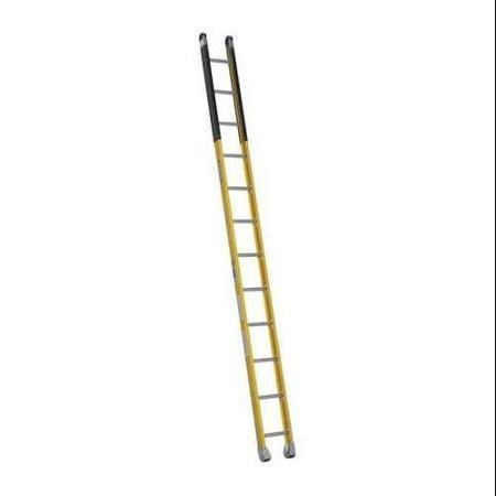 LADDER, SINGLE, 10 FT, FIBERGLASS, TYPE 1A, 300 # WGT.