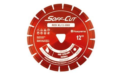 BLADE RED, DIAMOND, SOFF CUT, 8" X .100", WITH SKID PLATE REPLACEMENT, FOR GREEN CONCRETE