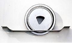 BLADE, DIAMOND, PRO-EDGE, 5" X.500"RADIUS, WITH W/SKID PLATE , XL5-R500