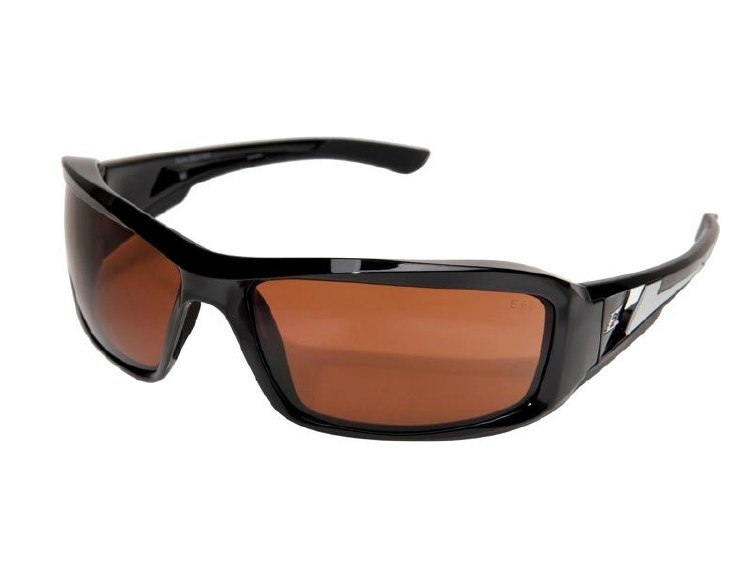 SAFETY GLASSES, BRAZEAU, BLACK FRAME, POLARIZED COPPER DRIVING LENS