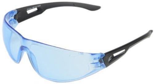 SAFETY GLASSES, KIROVA, BLACK FRAME, LIGHT BLUE LENS