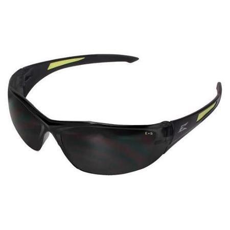 SAFETY GLASSES, DELANO G2, BLACK FRAME, SMOKE LENS