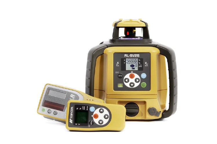 LASER, TOPCON-DUAL DIGITAL SLOPE, 2400' DIAMETER, LONG RANGE ACCURACY- 4- D CELL BATTERY, INCLUDES REMOTE & DETECTOR