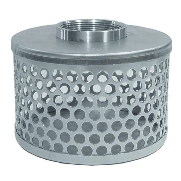 STRAINER, 4", SMALL ROUND HOLE