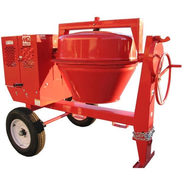 MIXER, CONCRETE, 9 CF, STEEL, GX-240 8HP HONDA