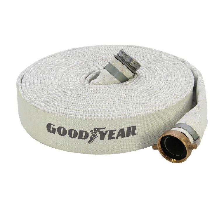 HOSE, 1-1/2" X 50' MILL HIGH PRESSURE-QUICK COUPLED