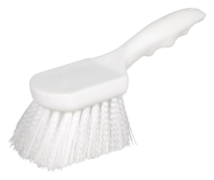 BRUSH, POT, 8",  NYLON