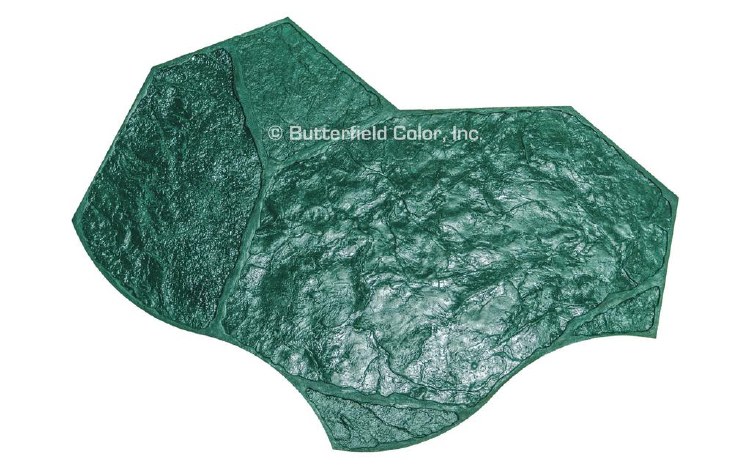 STAMP, APPALACHIAN FLAGSTONE (GREEN)