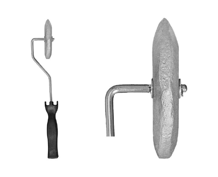 ROLLER, EDGE, S8121-T,TOUCH UP, MEDIUM STONE EDGE, ALUMINUM, 3/16" - 1/2"