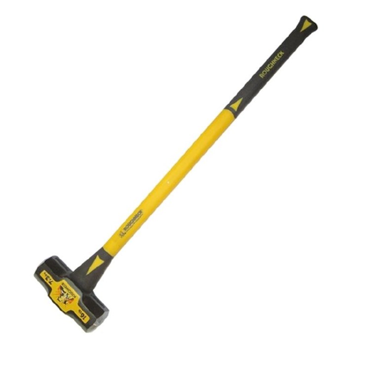 HAMMER, SLEDGE, 16 LB, FIBERGLASS HANDLE