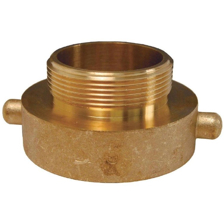 HYDRANT ADAPTER,2.5"FNSTX2"MNPT BRASS