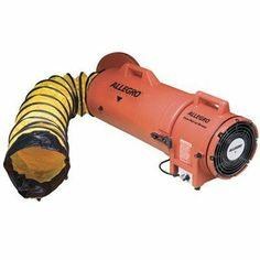 BLOWER, MANHOLE, 8",  ELECTRIC, WITH 25' OF HOSE & CANNISTER, PLASTIC AXIAL